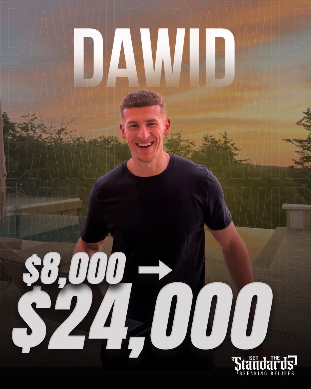Dawid, $8,000 to $24,000